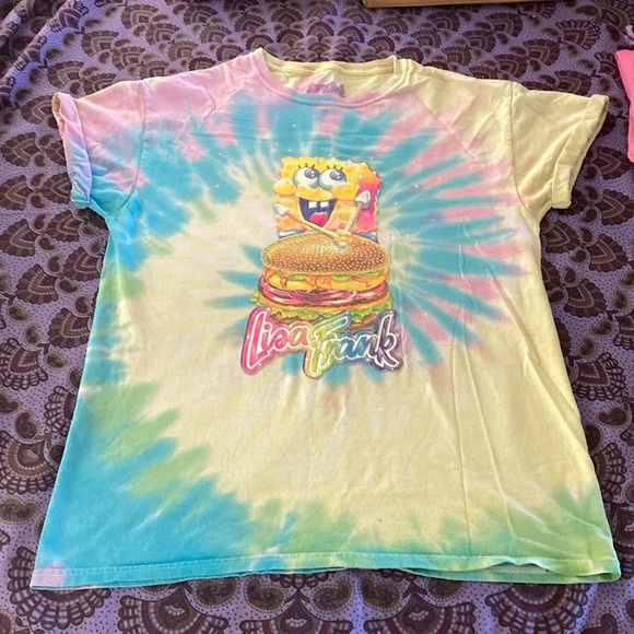 Lisa Frank Tops - Lisa Frank SpongeBob SquarePants Tee Size L